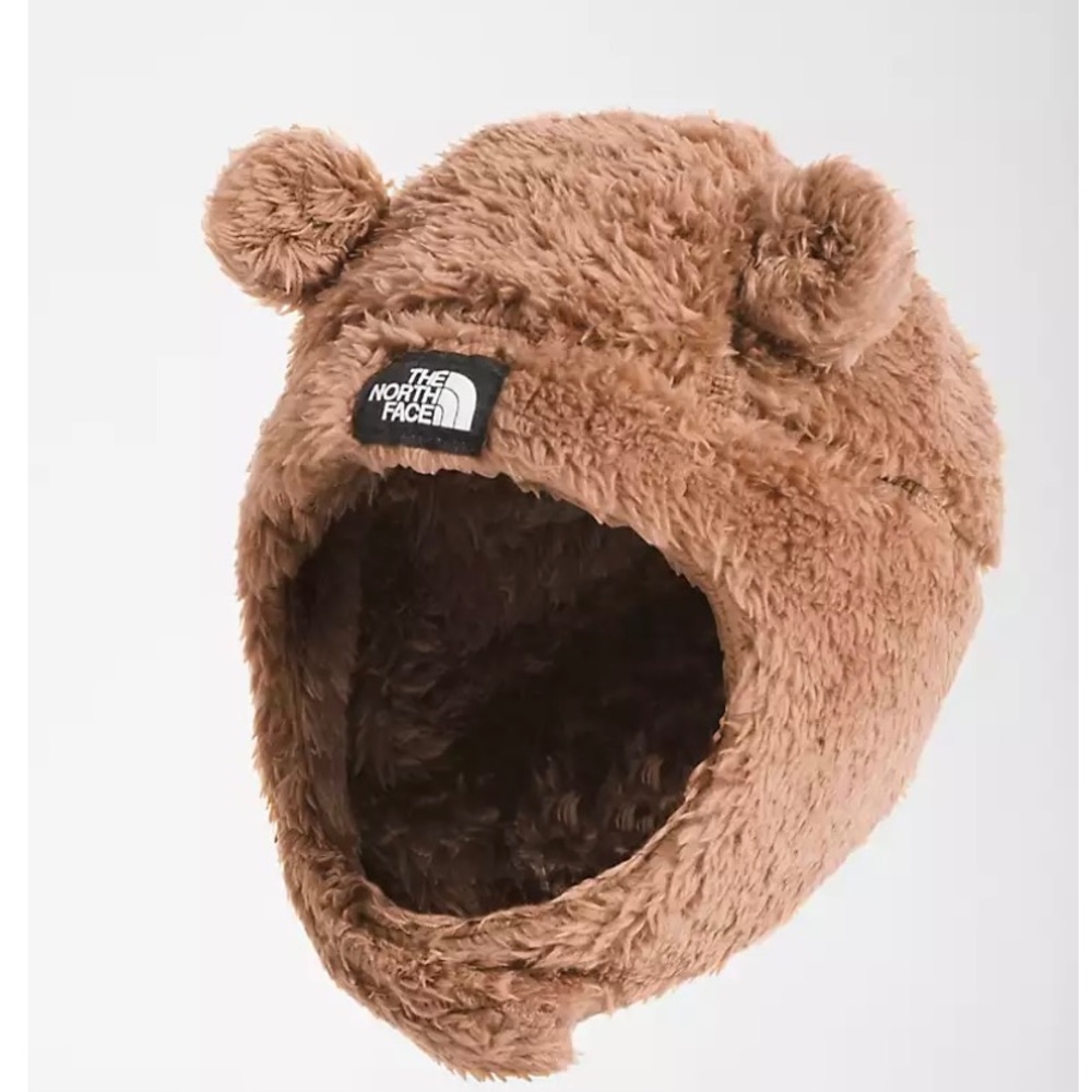 The North Face Baby Bear Suave Oso Beanie 0-6 months toasted brown perfect NWT